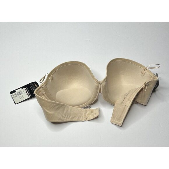 New Maidenform Tan Lined Strapless Bra 36C - Picture 7 of 9